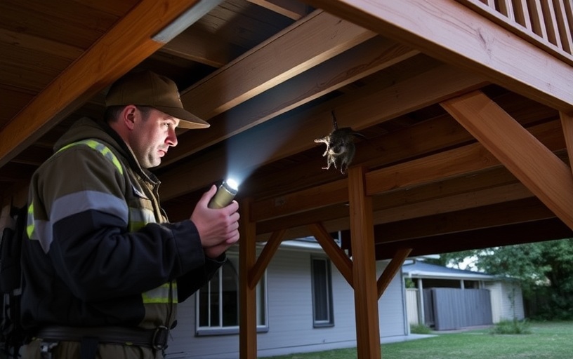 Under Deck Possum Removal in Thornbury